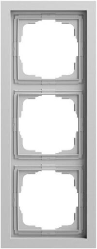 Gira Rahmen 3-fach grau matt Kunststoff F200 021376