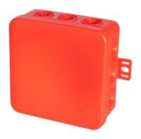 F-tronic Abzweigkasten IP54 2,5qmm Kunststoff E113rt 85x85x40mm quadrat Wand/Decke