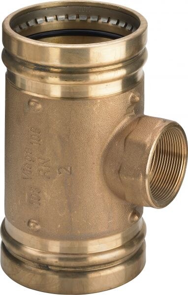 T-Stück SANPRESS Nr.2217.2XL, 351441 Innengewinde 88,9x2x88,9mm aus Rotguss