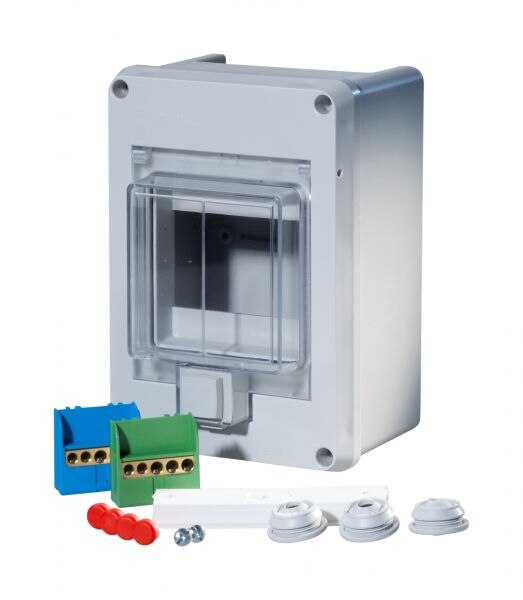 F-Tronic F-tronic Kleinverteiler Aufb 1x4TE Kunststoff KV04WDKE IP55 125x180x90mm DIN-Schiene