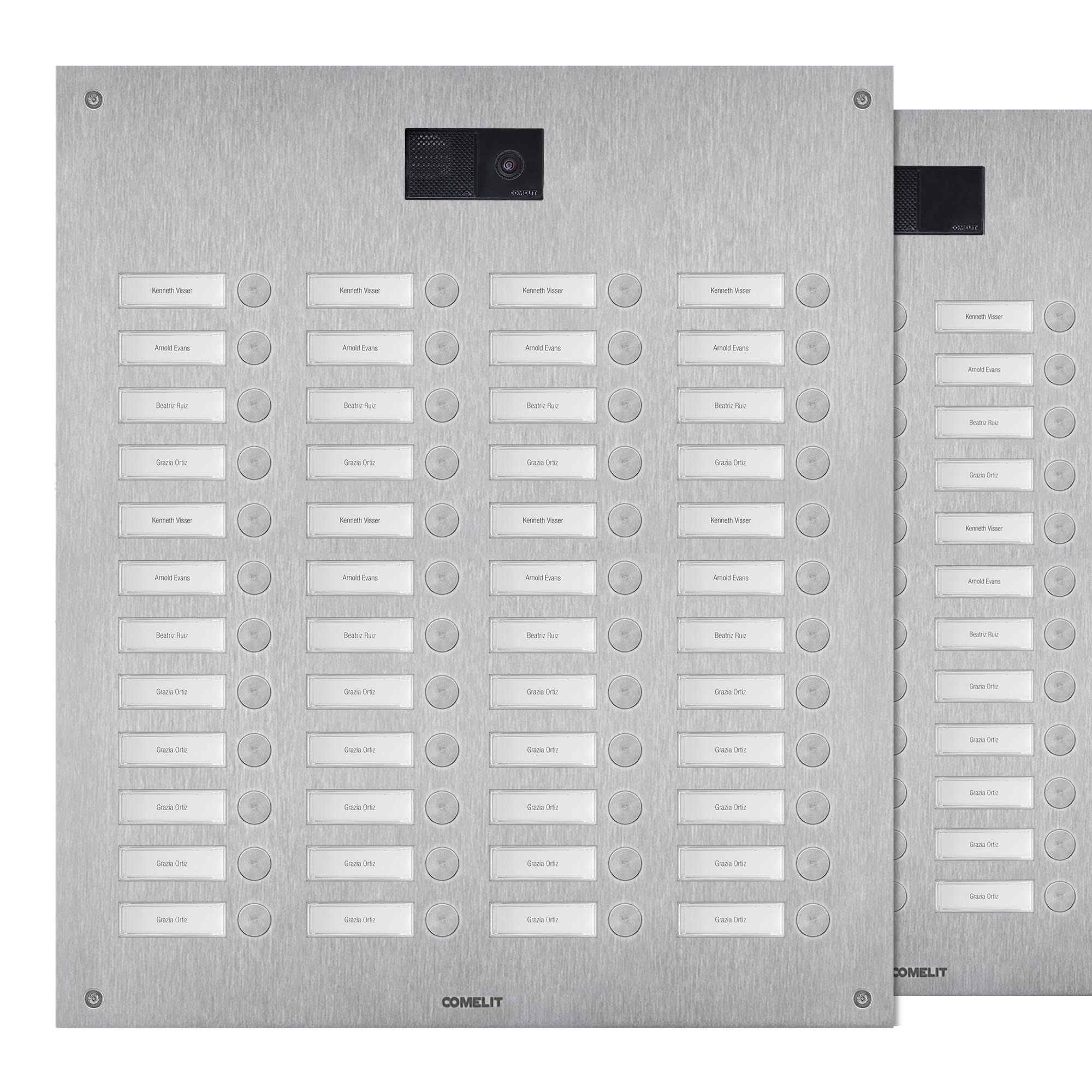 Comelit Comelit Group Frontplatte Steel-Switch 48 Tasten 4-reihig IX0448U