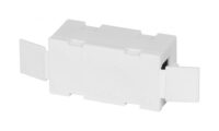 F-Tronic Modular-Kupplung 5E 2x RJ45 ger PPV5 Buchse/Buchse einrasten