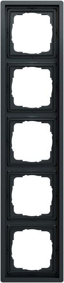 Gira Gira Rahmen 5-fach anthrazit lackiert Kunststoff F100 0215173