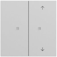 Gira Tastwippe KNX grau matt Kunststoff Thermopl 2-fach 517576