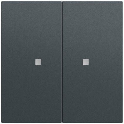 Gira Gira Tastwippe KNX anthrazit glänzend Kunststoff Thermopl 517373 2-fach
