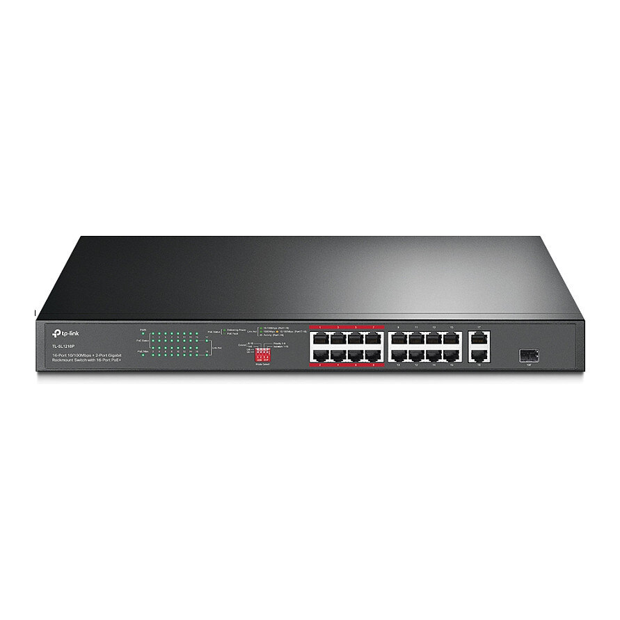 TP-Link TP-Link 16-PORT GIGABIT POE SWITCH TL-SL1218P