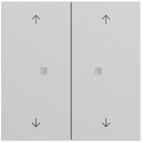 Gira Wippe Serien Schalter grau lackiert 538676 Pfeile