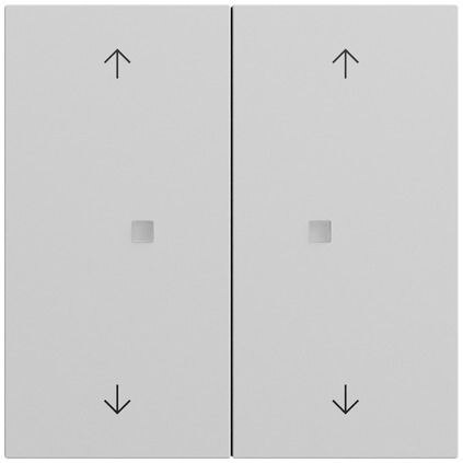 Gira Gira Wippe Serien Schalter grau lackiert 538676 Pfeile