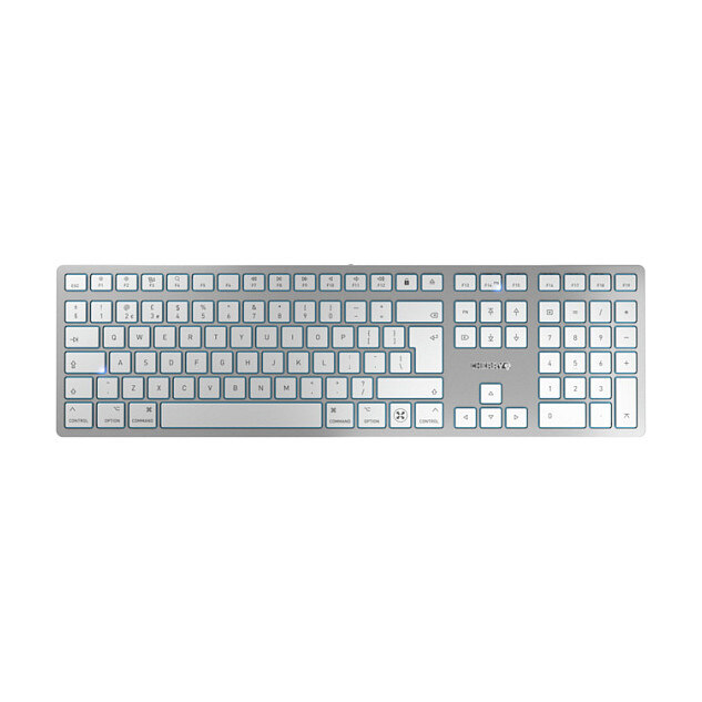 Cherry CHERRY KC 6000 C FOR MAC Corded GB-Layout silver/white