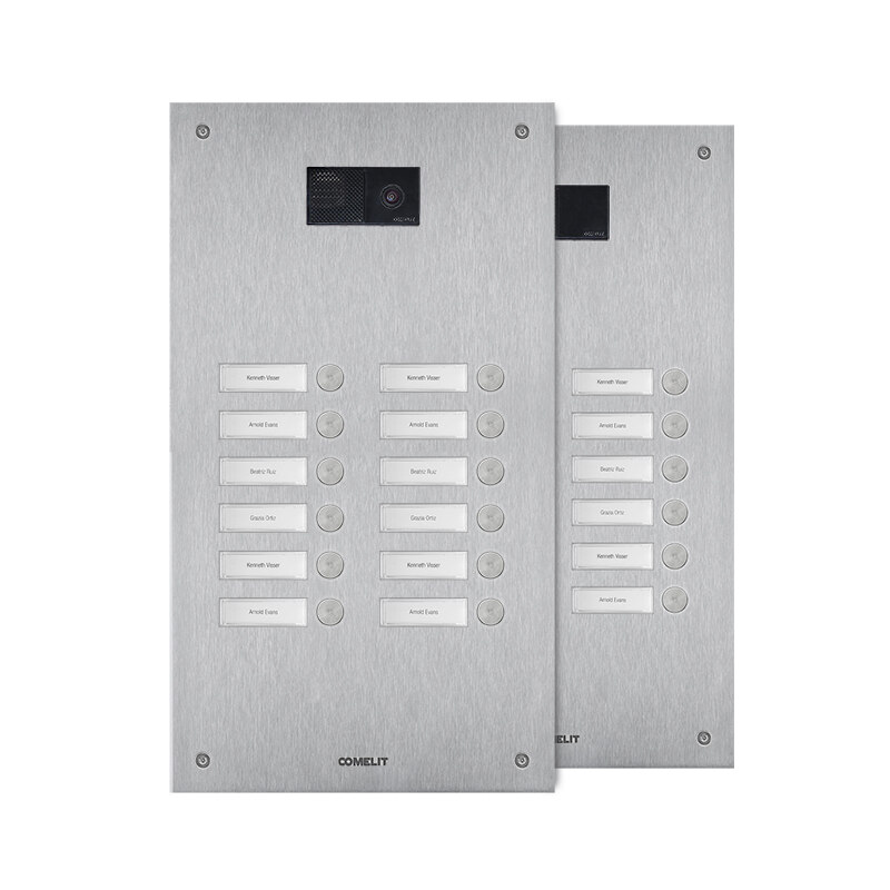 Comelit Comelit Group Frontplatte Steel-Switch 12 Tasten 2-reihig IX0212U
