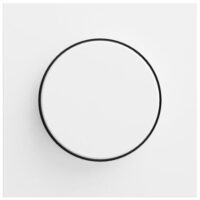 Gira Drehknopf Symbol Dimmer reinweiß lackiert 065072