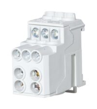 F-tronic Hauptleitungsklemme 8-fach 1-polig grau uvb100gr berührsich REG 6st/10qmm