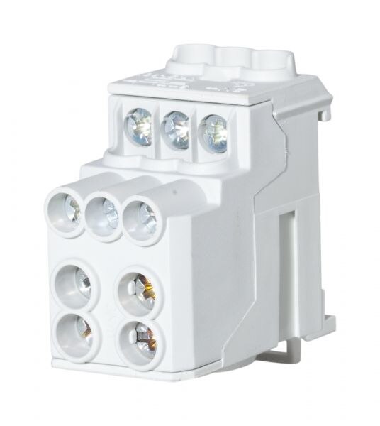 F-Tronic F-tronic Hauptleitungsklemme 8-fach 1-polig grau uvb100gr berührsich REG 6st/10qmm