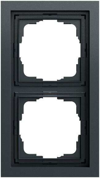 Gira Gira Rahmen 2-fach anthrazit lackiert Kunststoff F200 021273
