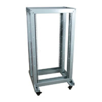 ALLNET Netzwerkschrank 19" 12HE B600/T 600mm Lichtgrau SRB-Serie