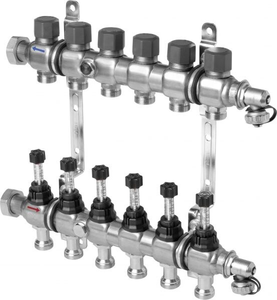 Viega Viega Heizkreisverteiler 1010 in 3 fach aus Edelstahl