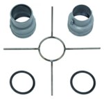 Set 6 Grundelemente Brennwert für flexible Abgasleitung DN 80, PP