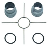 Set 6 Grundelemente Brennwert für flexible Abgasleitung DN 80, PP