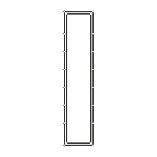 ABB Schrankprofil Aluminium Schraubbefestigung unbeh PS833614 metrisch 1250x1080mm