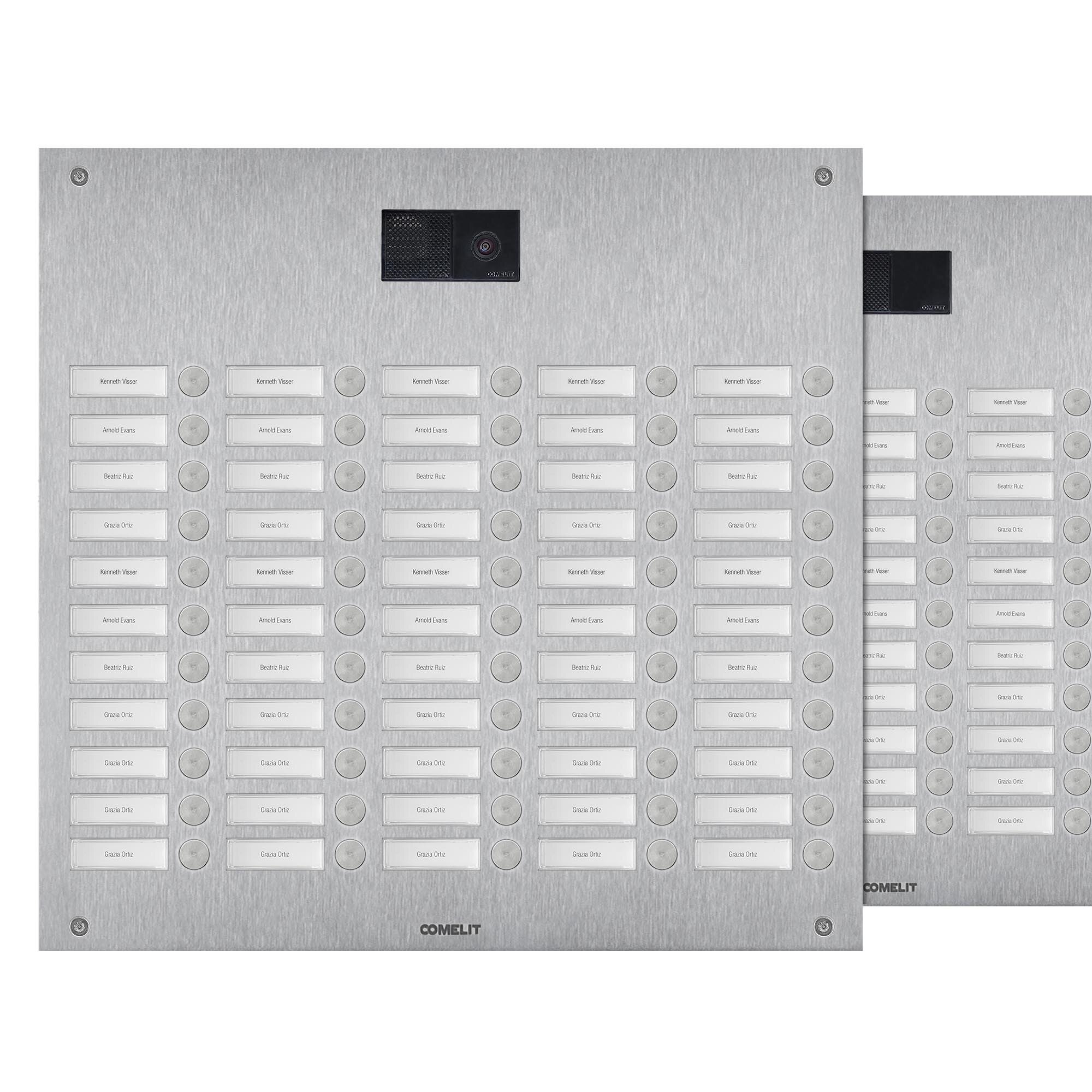 Comelit Comelit Group Frontplatte Steel-Switch 55 Tasten 5-reihig IX0555U