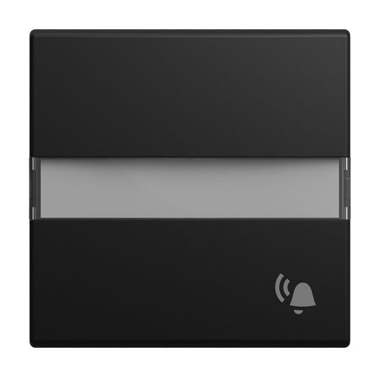 Busch-Jaeger Busch-Jaeger Wippe 1-teilig Schalter schwarz matt Busch-balance SI 2506 N/KI-915 Klingel