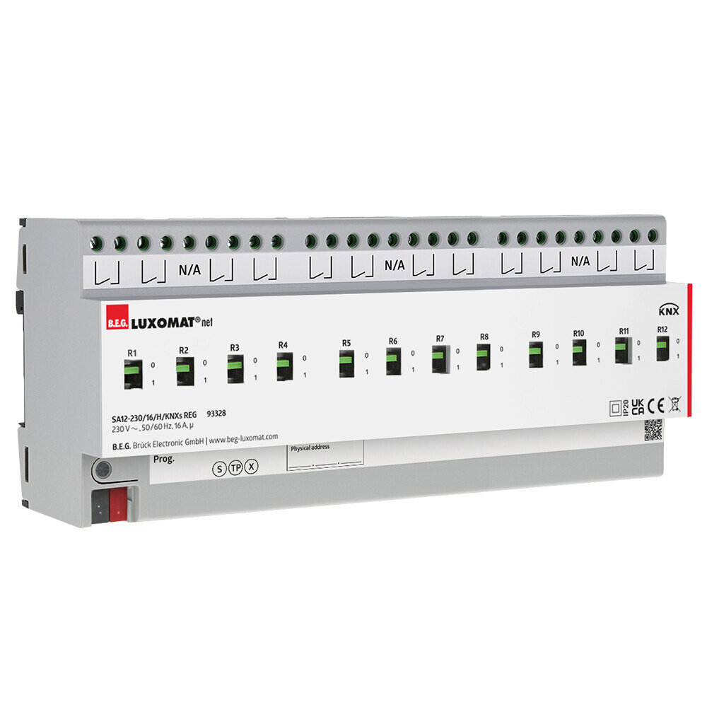 BEG Brück BEG Brück Electronic Schaltaktor SA12-230/16H/KNXsREG
