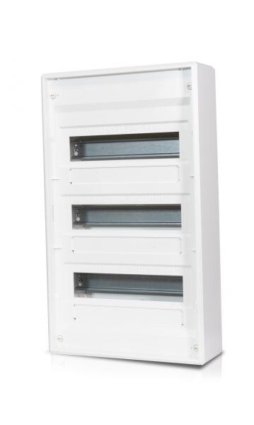 F-Tronic F-Tronic Kleinverteiler Aufputz 3x14TE Kunststoff VISION36+6ST IP30 305x515x99mm