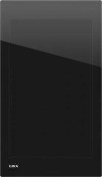 Gira Bedienelement KNX Glas schwarz Unterputz G1 XS 207305 mit Display Status-LED