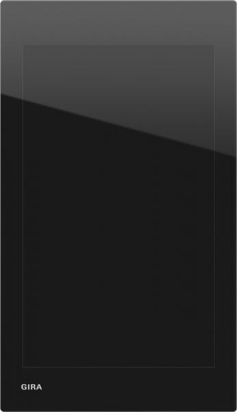 Gira Gira Bedienelement KNX Glas schwarz Unterputz G1 XS 207305 mit Display Status-LED