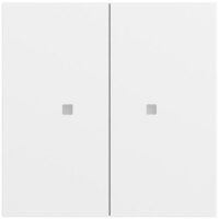Gira Tastwippe KNX reinweiß matt Kunststoff Thermopl 517372 2-fach