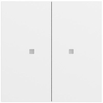 Gira Gira Tastwippe KNX reinweiß matt Kunststoff Thermopl 517372 2-fach