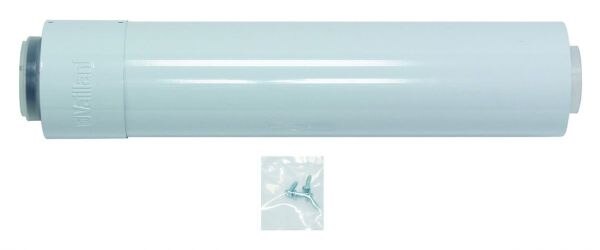 Vaillant Teleskopverlängerung Brennwert Luft-/Abgasführung, PP,60/100, 0,5-0,8 m