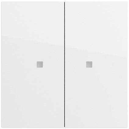 Gira Gira Tastwippe Bussystem KNX-RF (Funk) 510770 reinweiß glänzend Kunststoff Thermopl 2-fach