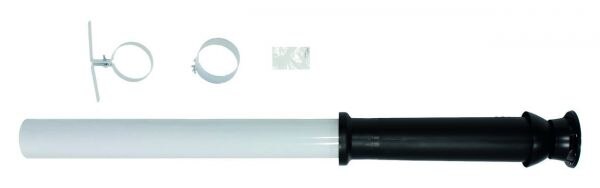 Vaillant senk. Dachdurchführung turboTEC Luft-/Abgasführung, 60/100 mm, schwarz