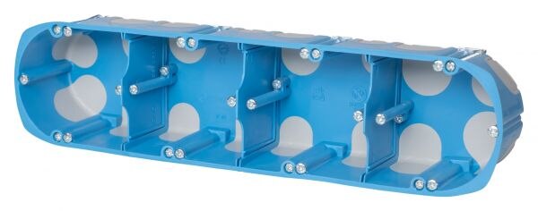 F-tronic Hohlwanddose oval luftd Kunststoff HW402K IP30 oval Dichtmembran