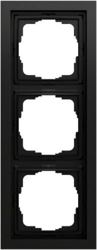 Gira Rahmen 3-fach schwarz matt Kunststoff F200 0213745