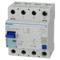 DOEPKE FI-Schutzschalter B 4-polig 400V 63A DFS4 063-4/0,50-B SK MI R HD 0,5A 4TE