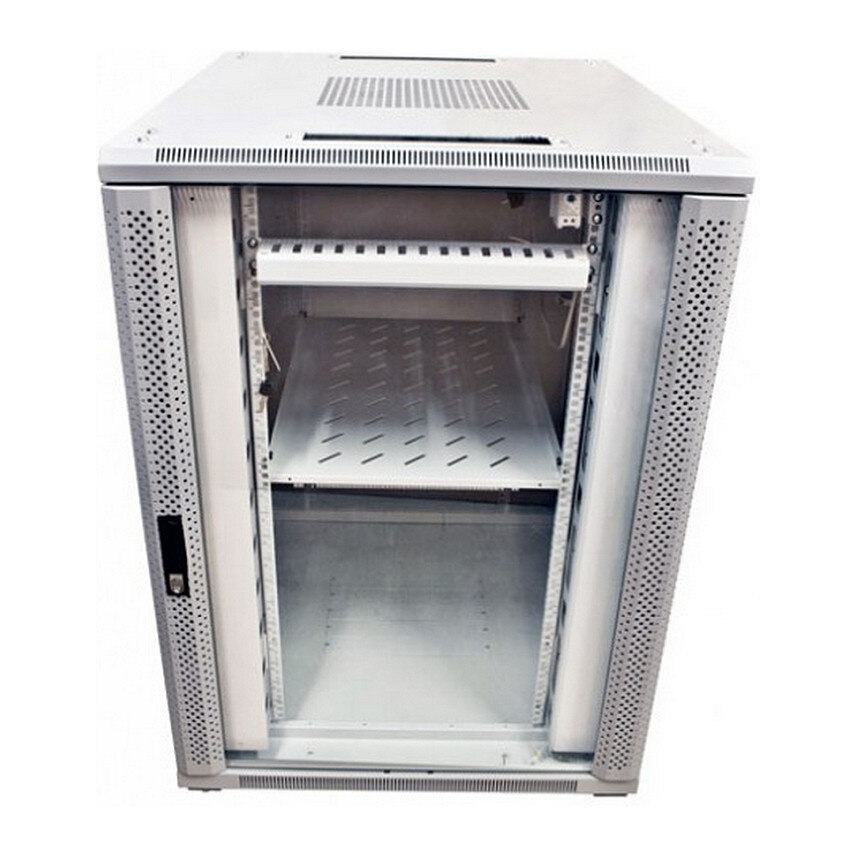 Allnet ALLNET Netzwerkschrank 19" 32HE B800/T 900mm Glastür Lichtgrau SNB-Serie