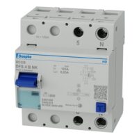 DOEPKE FI-Schutzschalter B 2-polig 230V 125A DFS4 125-2/0,03-B NK HD 0,03A 4TE Reiheneinbaugerät
