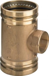 T-Stück SANPRESS Nr.2217.2XL, 351434 Innengewinde 76,1x2x76,1mm aus Rotguss