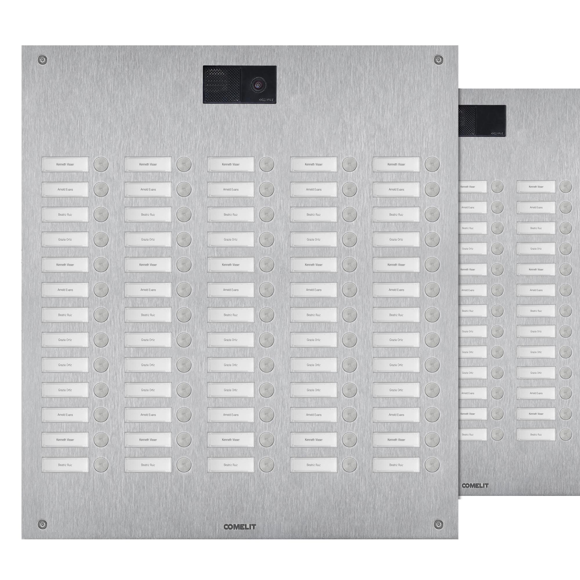 Comelit Comelit Group Frontplatte Steel-Switch 65 Tasten 5-reihig IX0565U