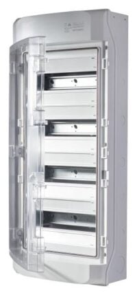 F-tronic Kleinverteiler Aufputz 4x12TE Kunststoff NEPTUN48SQ IP65 310x715x150mm geschl
