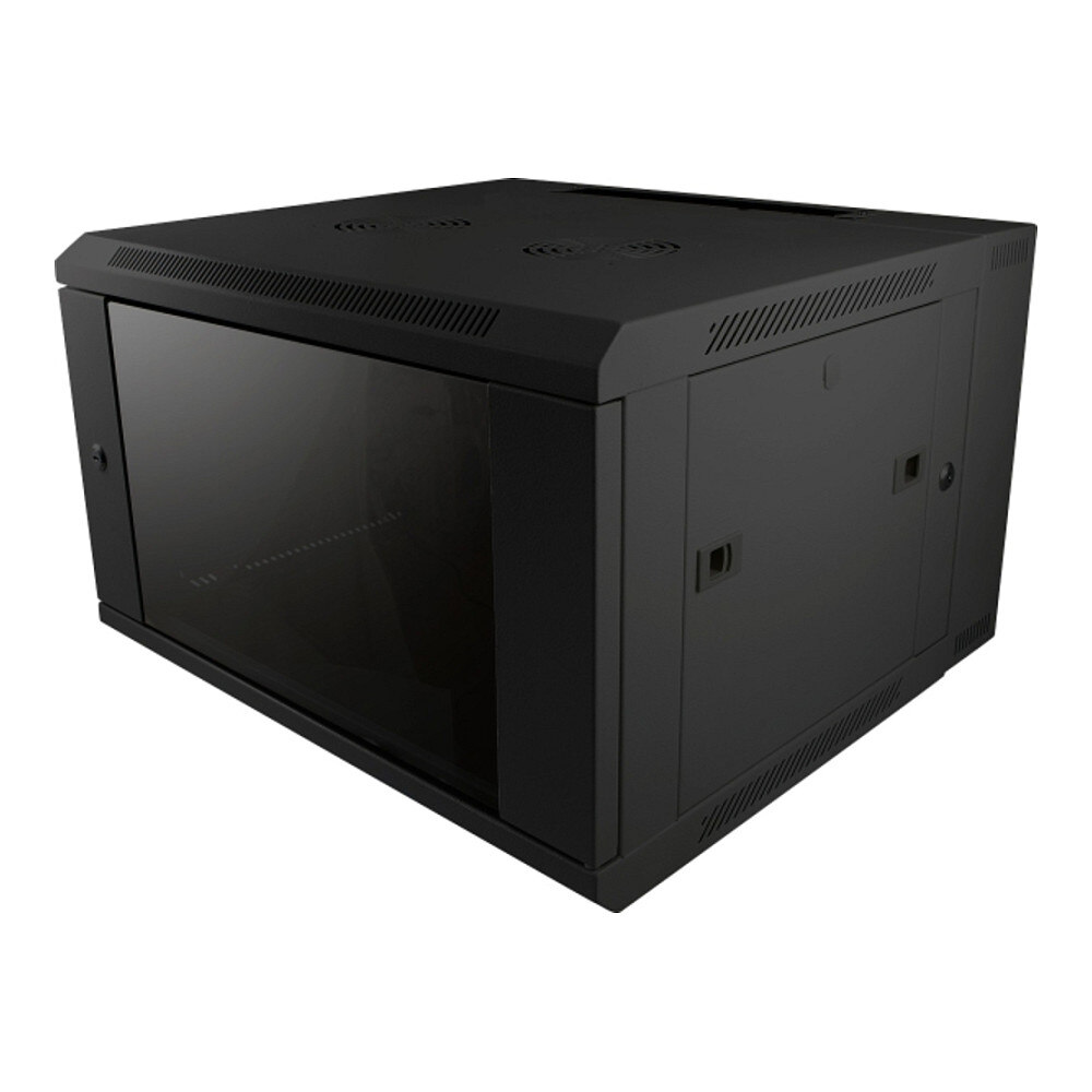 Allnet ALLNET Netzwerkschrank 19" 12HE 2-teilig T600mm Schwarz SMB-Serie