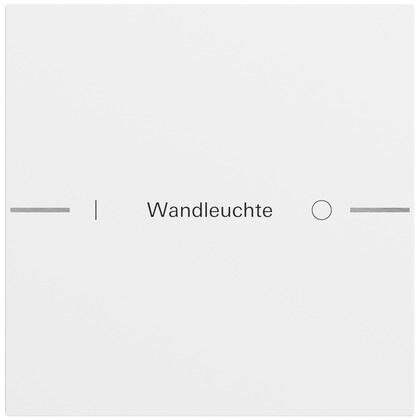 Gira Tastwippe KNX reinwei&szlig; gl&auml;nzend Kunststoff Thermopl 576170 2-fach
