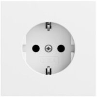 Gira Steckdose 1-fach reinweiß matt Unterputz IP20 418872