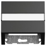 Gira Tragring Mod-Jack schwarz Klemmbef matt 087074 mit Beschriftungs Feld