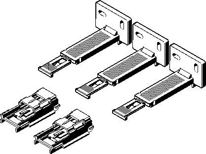 Viega Viega Halterung Prevista Pure 8580.41 für 3 S aus Stahl verzinkt
