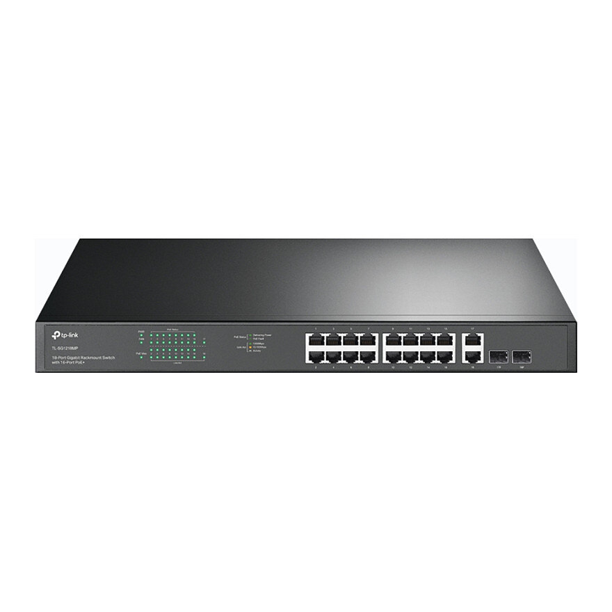 TP-Link TP-LINK SG1218MP - 18-Port Gigabit Rackmount Switch with 16-Port PoE+