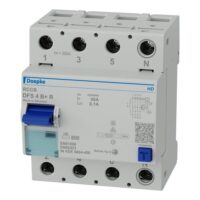 DOEPKE FI-Schutzschalter B+ 4-polig 400V 40A DFS4 040-4/0,10-B+ R HD 0,1A 4TE Reiheneinbaugerät