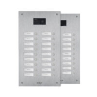 Comelit Group Frontplatte Steel-Switch 18 Tasten 2-reihig IX0218U